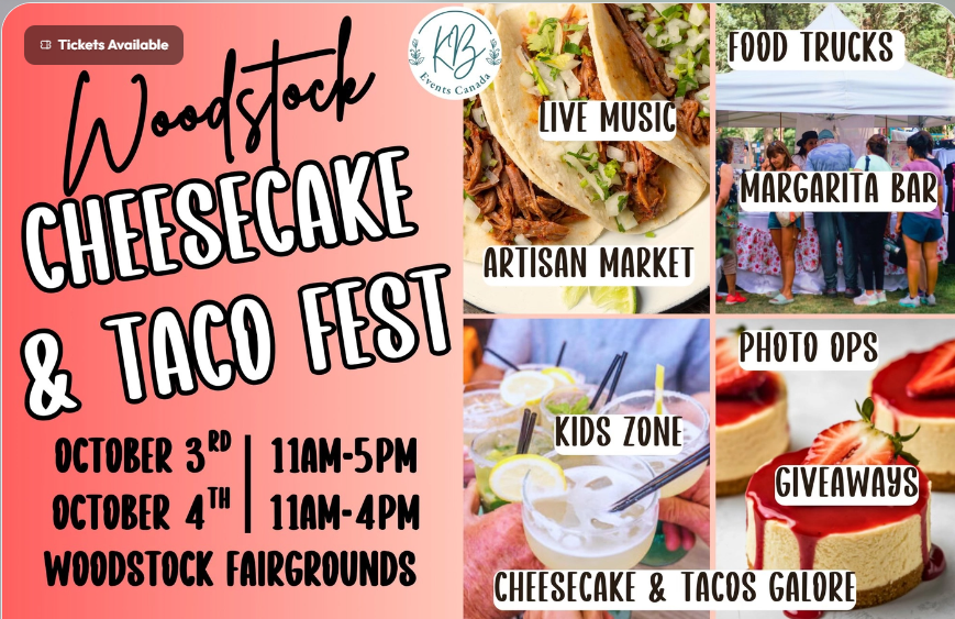 Woodstock CheeseCake and Taco Fest